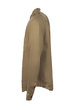 Brown linen shirt MAURO GRIFONI | G6AB0010ABU15G